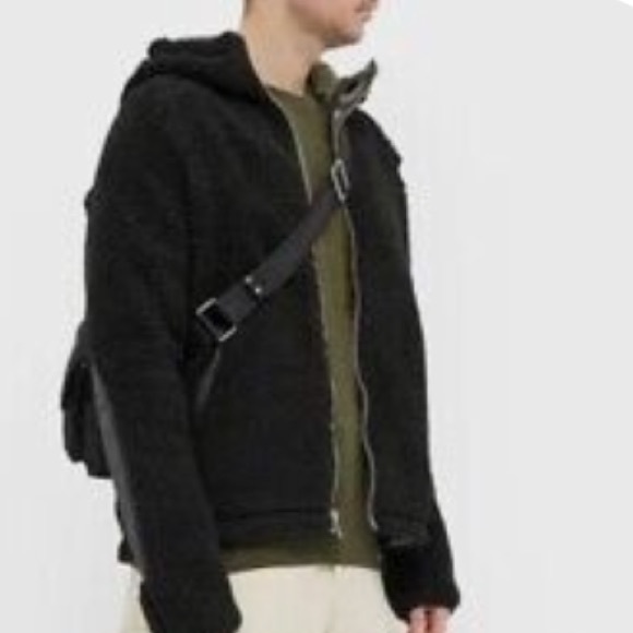 NWT RAG & BONE Men's Phantom Sherpa Tactic Jacket Size M. Black $395. - Picture 4 of 4